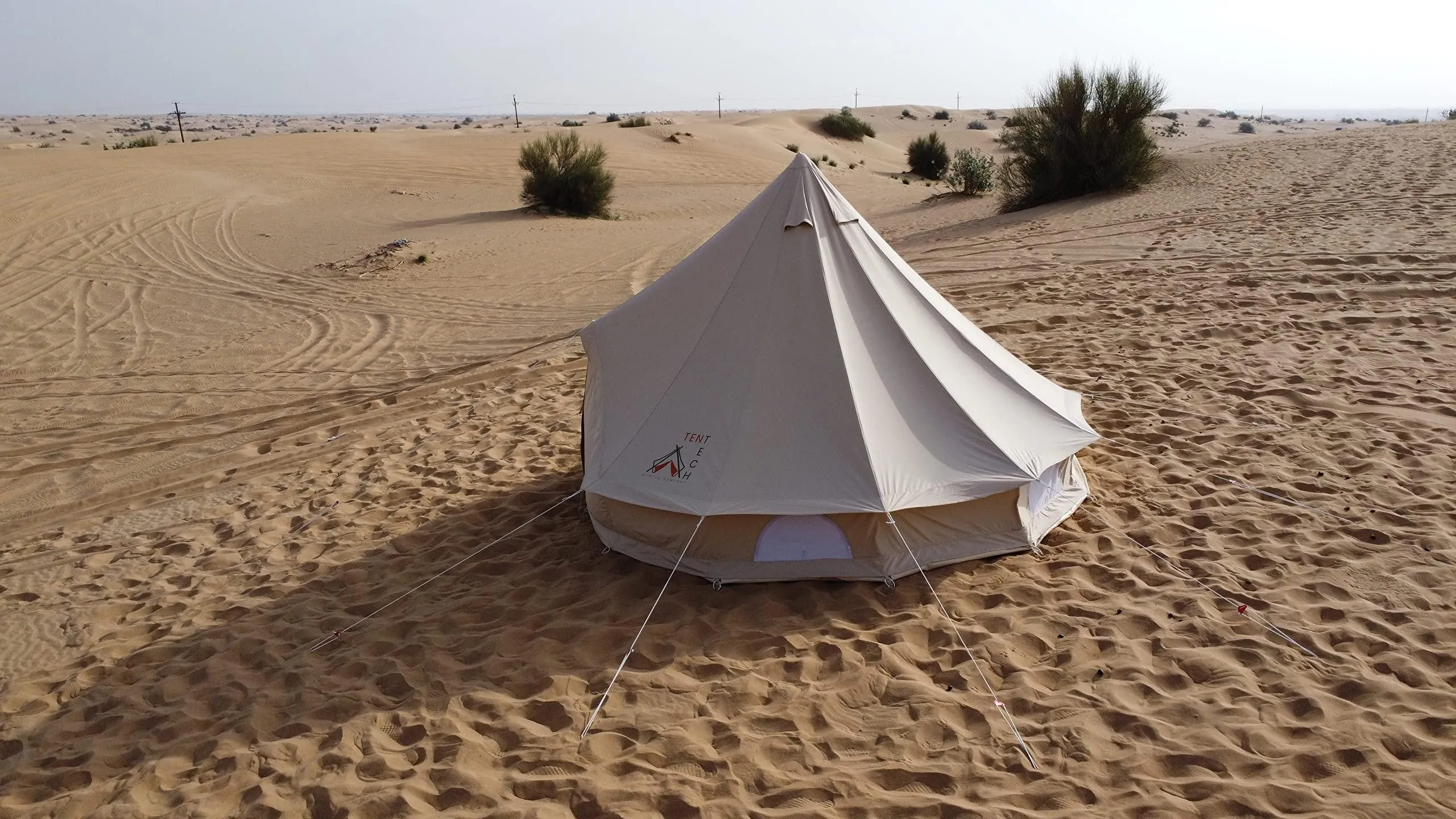 TENTECH CLOCHE PRO Canvas Bell Tent for Glamping.