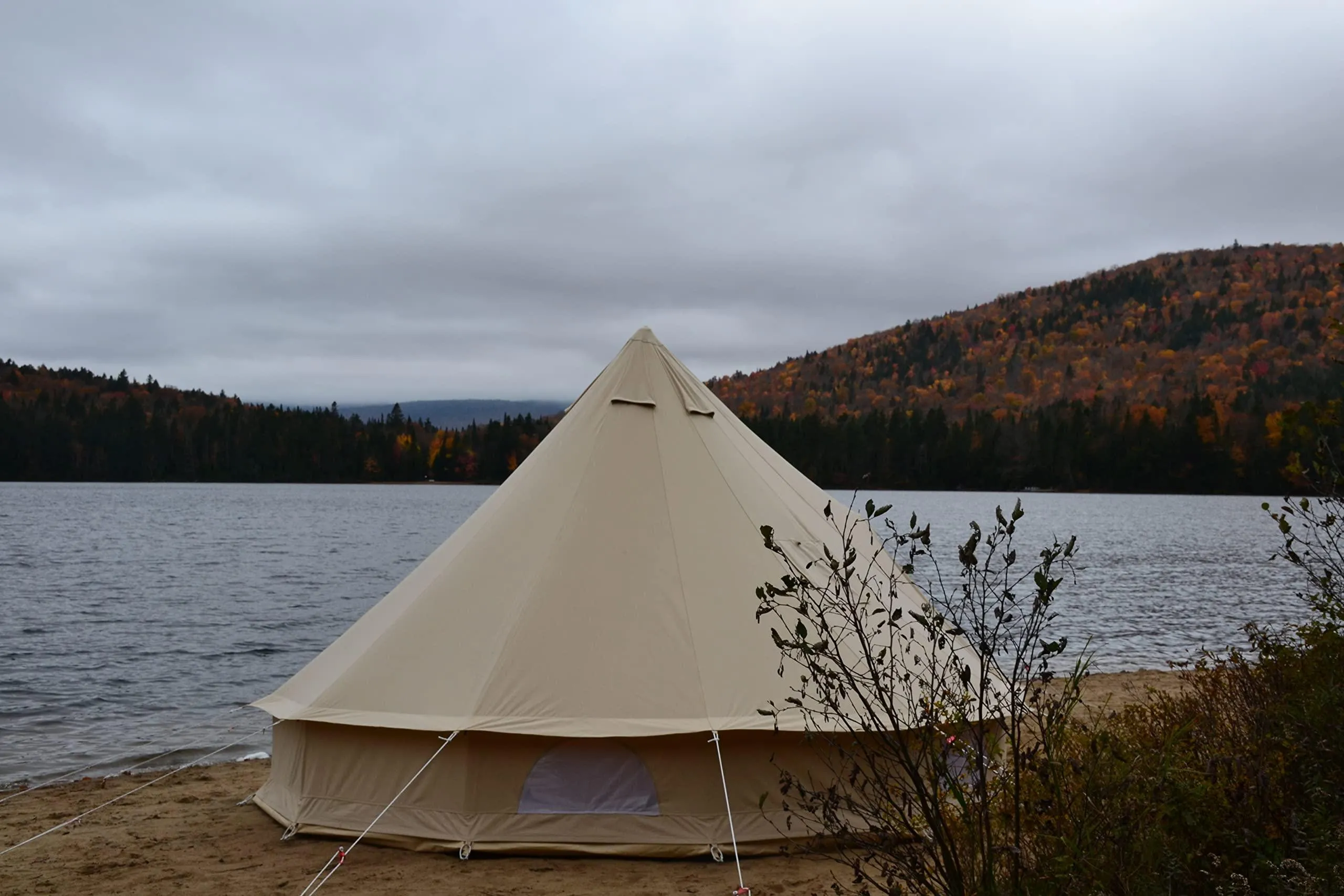 TENTECH CLOCHE PRO Canvas Bell Tent for Glamping.