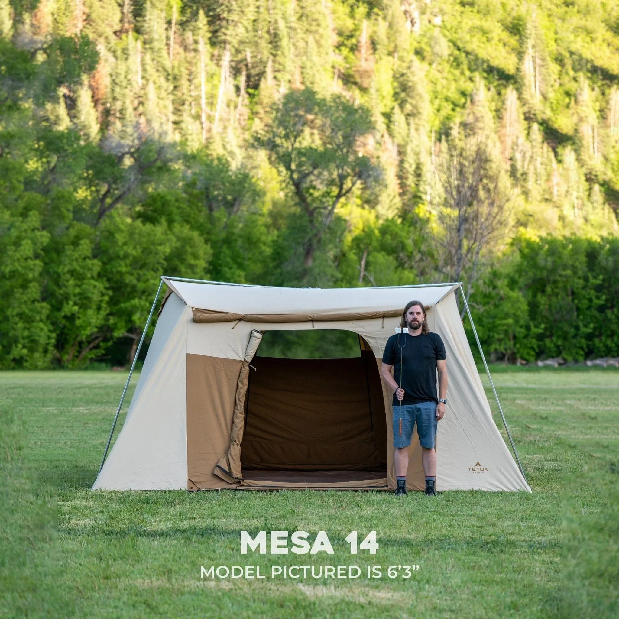 Teton Sports Mesa 14 Canvas Tent 4.3x3m