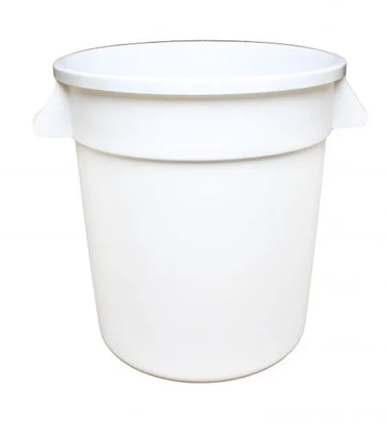 Trash Can Round White 20 Gal