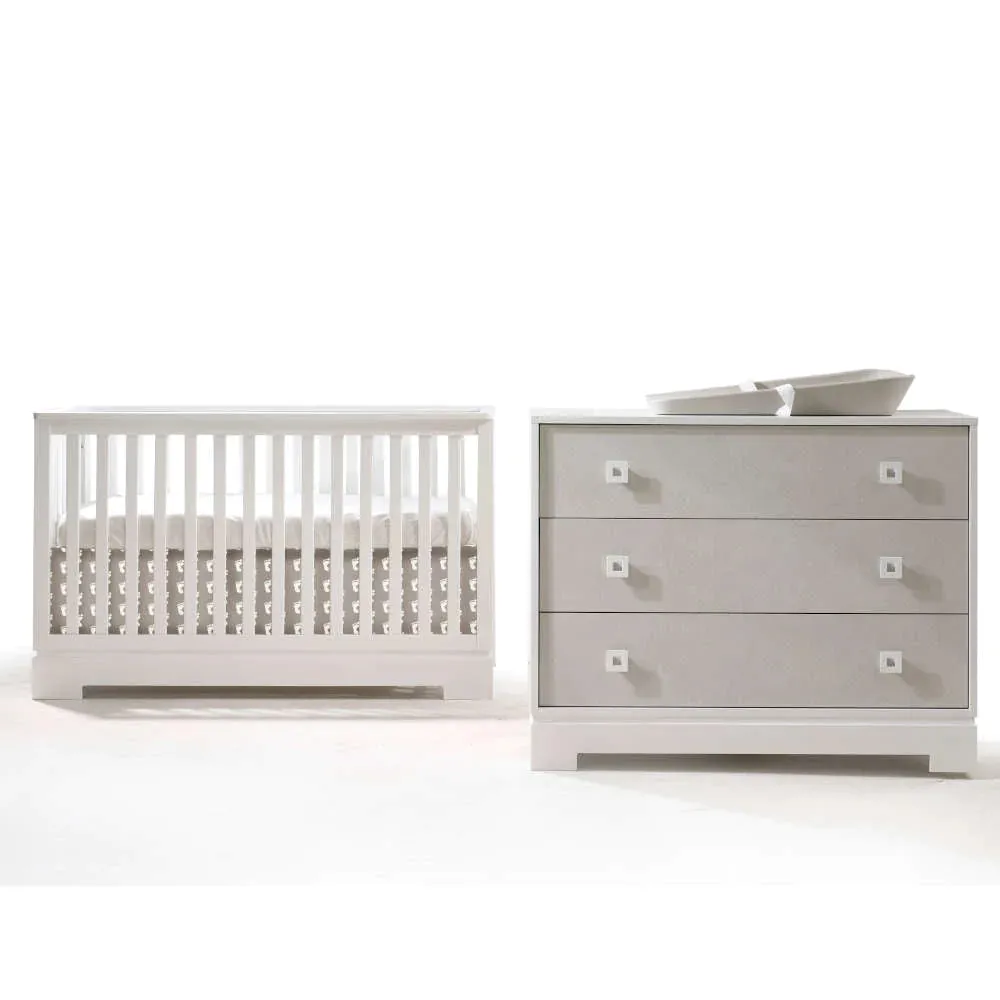 Tulip Olson Convertible Crib & 3 XL Drawer Set