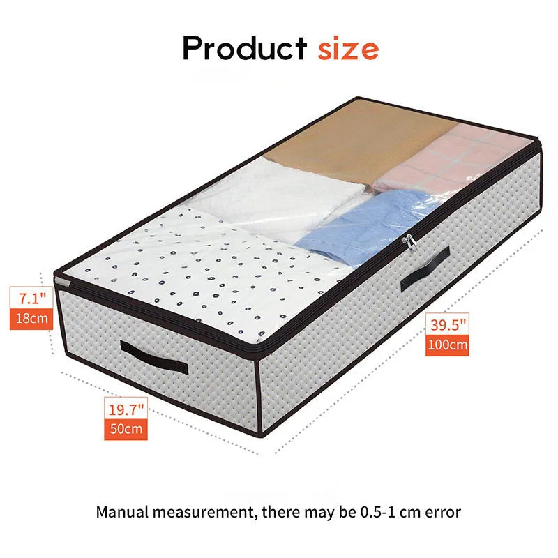 Underbed PVC Breathable Storage Bag (100*50*18 cm)