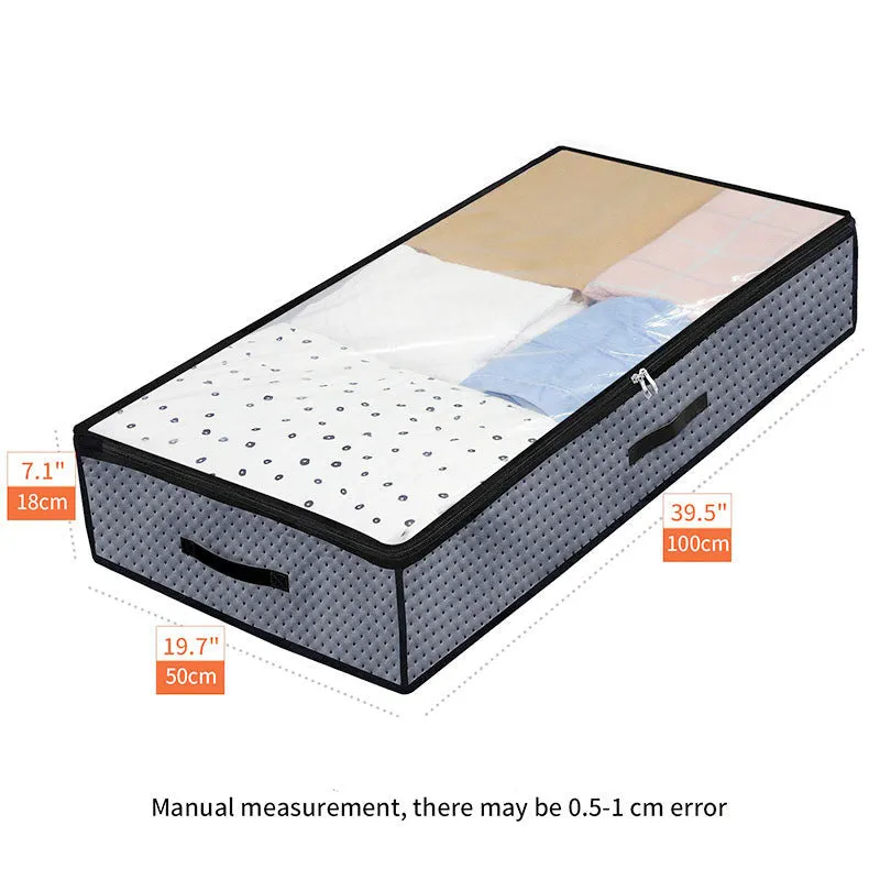 Underbed PVC Breathable Storage Bag (100*50*18 cm)