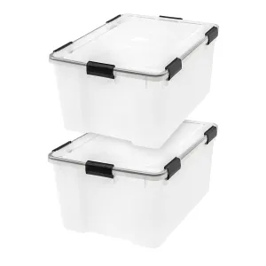 WeatherPro® Storage Box, 2 Pack, Clear